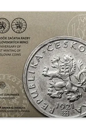 Zwrot pieniędzy Slowakije BU Set 100 Jaar Munt 2021