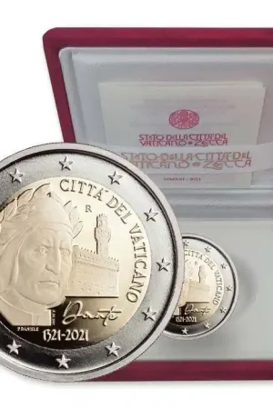 Vaticaan 2 Euro Dante 2021 Proof Oferta