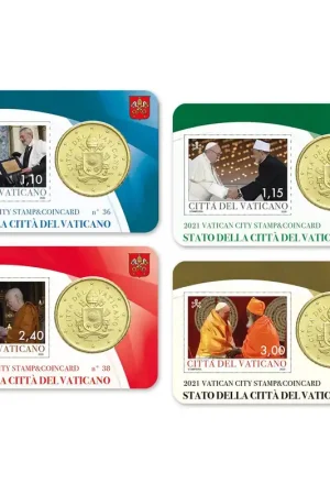 Oferta limitowana Vaticaan Coincard + Postzegelset 2021