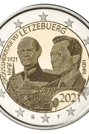 Zamów teraz Luxemburg 2 Euro Jean 2021 foto-versie