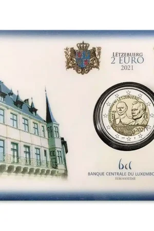 Luxemburg 2 Euro Jean 2021 Coincard Tani