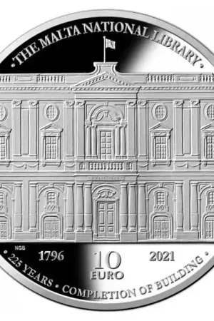 Nowość Malta 10 Euro "Nationale Bibliotheek" 2021