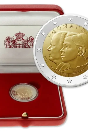 Monaco 2 Euro Huwelijk 2021 Proof Tani