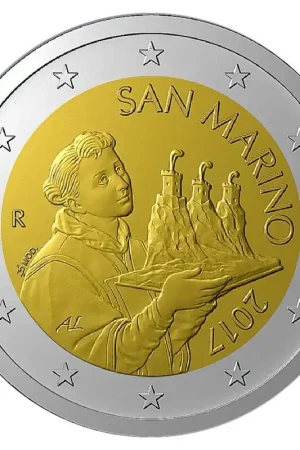 Wysoka jakość San Marino 2 Euro 2021 UNC