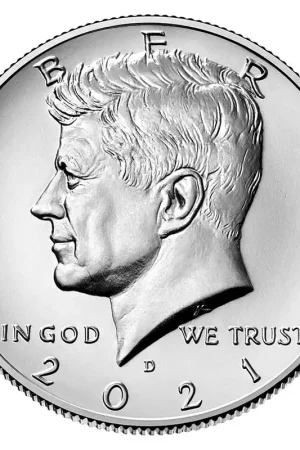 Bezpieczna płatność US Half Dollar Kennedy 2021 D