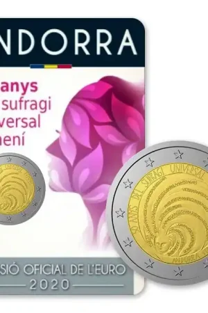 Andorra 2 Euro Vrouwenkiesrecht 2020 Wyprzedaż