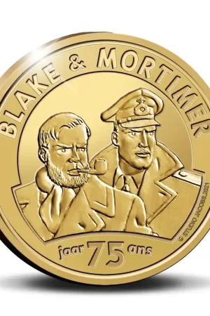 Belgie 25 euromunt 2021 75 jaar Blake en Mortimer Goud Proof Zamów teraz
