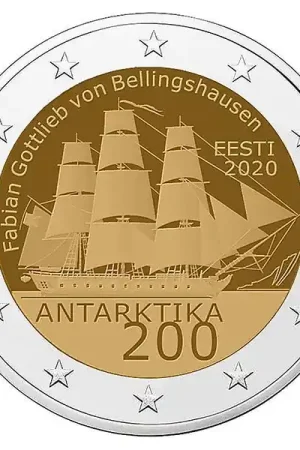 Tylko dziś Estland 2 Euro Antarctica 2020
