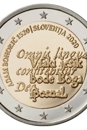 Nowość Slovenie 2 Euro Adam BohoriÄ 2020