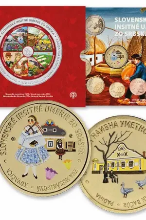 Autentyczny Slowakije BU Set "Kunst" 2020