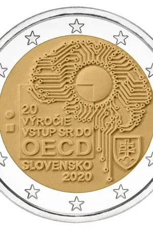 Slowakije 2 Euro OECD 2020 Ekspresowa dostawa