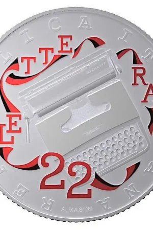 Italie 5 Euro Olivetti 2020 Rood Najlepsza cena