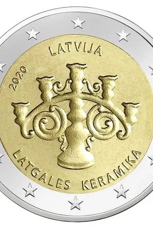 Wysoka jakość Letland 2 Euro "Keramiek" 2020