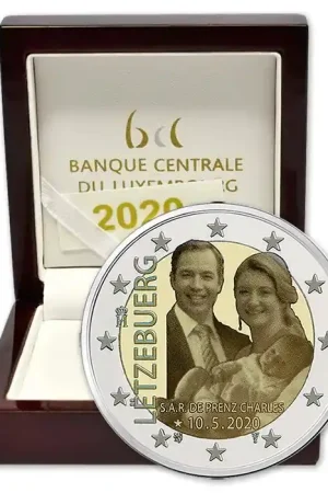 Ekspresowa dostawa Luxemburg 2 Euro Prins Charles 2020 Proof