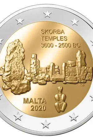 Szybka dostawa Malta 2 Euro "Skorba" 2020 UNC