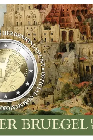 Ekspresowa dostawa Belgie 2 Euro "Bruegel"2019 Coincard NL