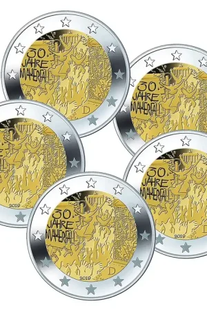 Duitsland 2 Euro Set Berlijnse Muur 2019 Ostatnia szansa