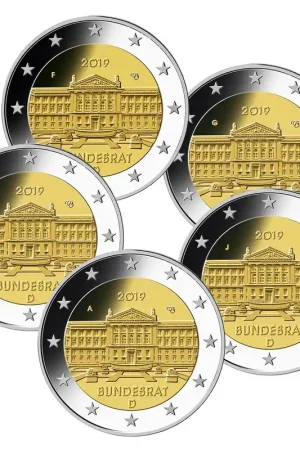Duitsland 2 Euro Set Bundesrat 2019 Nowość