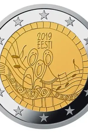 Estland 2 Euro Zangfeest 2019 Zwrot pieniędzy