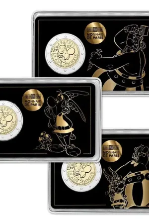 Frankrijk 2 Euro Set "Asterix" 2019 Rabat