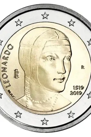 Italie 2 Euro Leonardo da Vinci 2019 Rabat