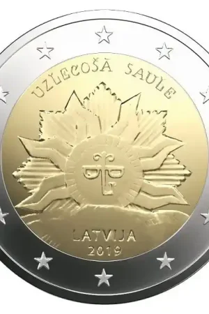 Oferta limitowana Letland 2 Euro Opkomende Zon 2019