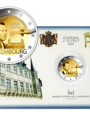 Szybka dostawa Luxemburg 2 Euro Kiesrecht 2019 BU Coincard