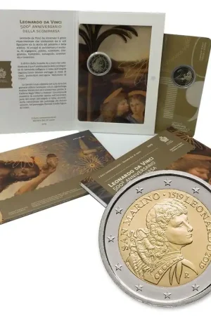 Najlepsza cena San Marino 2 Euro Leonardo da Vinci 2019