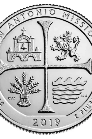 US Quarter San Antonio Missions 2019 P Kup teraz