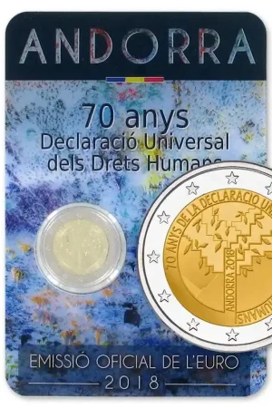 Andorra 2 Euro Mensenrechten 2018 Szybka dostawa