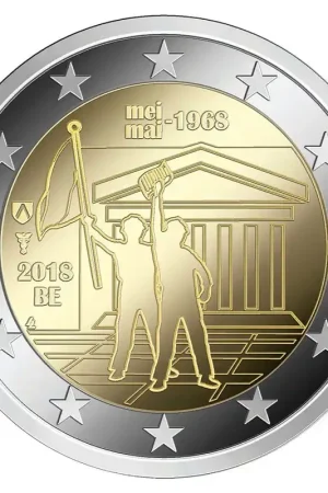 België 2 Euro "Mei 1968" 2018 UNC Bezpieczna płatność
