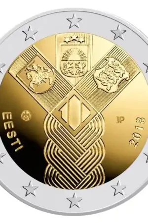 Estland 2 Euro Baltische Staten 2018 Promocja