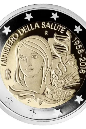 Italie 2 Euro Volksgezondheid 2018 Rabat