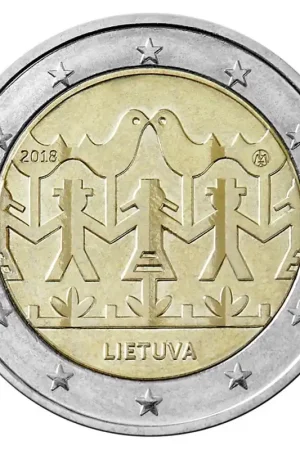 Litouwen 2 Euro Zang en Dans 2018 Ekspresowa dostawa