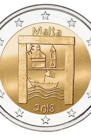 Malta 2 Euro Cultureel Erfgoed 2018 Autentyczny