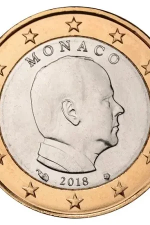 Monaco 1 Euro 2018 Autentyczny