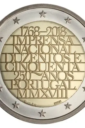 Nowość Portugal 2 Euro Nationale Drukkerij 2018