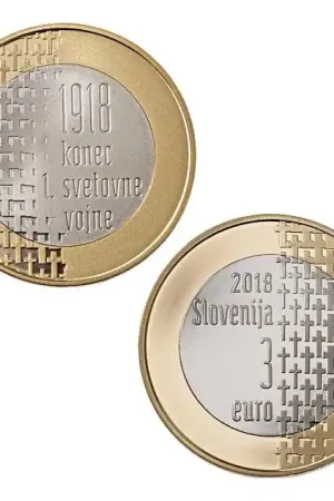 Slovenie 3 Euro Einde WO I 2018 Kup teraz