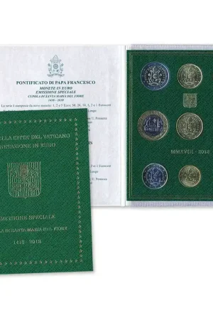 Vaticaan BU Set 2018 + 5 Euro Autentyczny