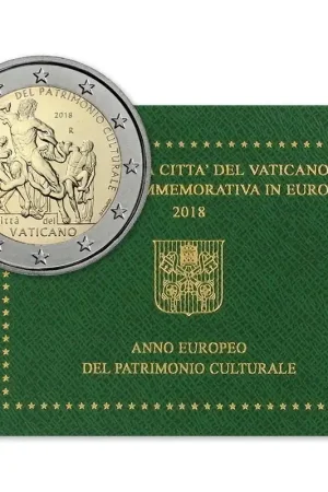 Vaticaan 2 Euro Cultureel Erfgoed 2018 Autentyczny