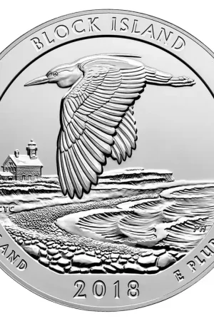 US Quarter "Block Island" 2018 P Rabat