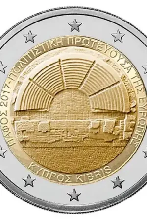 Tylko dziś Cyprus 2 Euro Paphos 2017