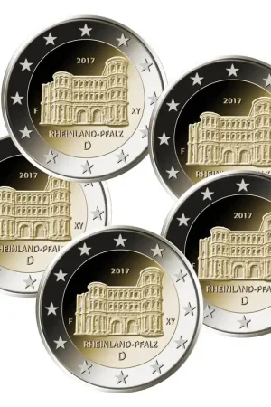 Wysoka jakość Duitsland 2 Euro Set Rheinland-Pfalz 2017