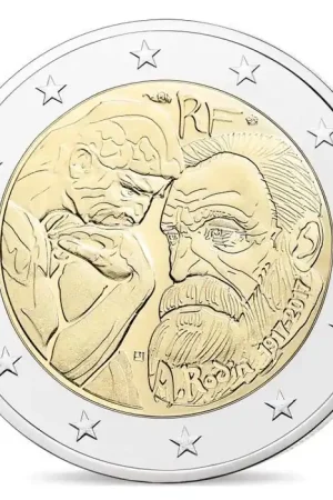 Ostatnia szansa Frankrijk 2 Euro Rodin 2017 UNC