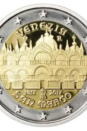 Oryginalny Italie 2 Euro Venetie 2017