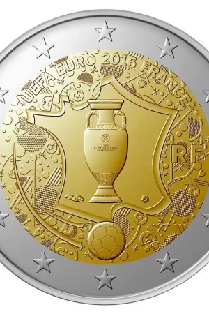 Frankrijk 2 Euro UEFA 2016 Ekspresowa dostawa