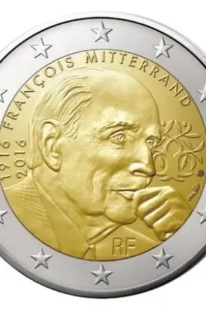 Frankrijk 2 Euro Mitterrand 2016 Bezpieczna płatność