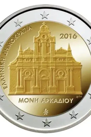 Griekenland 2 Euro Arkadi 2016 Oryginalny