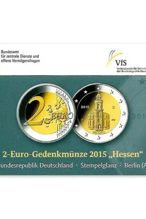 Kup teraz Duitsland 2 Euro Hessen 2015 Coincard A