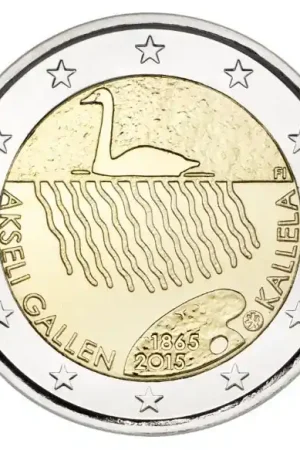 Finland 2 Euro Gallen-Kallela 2015 UNC Zwrot pieniędzy